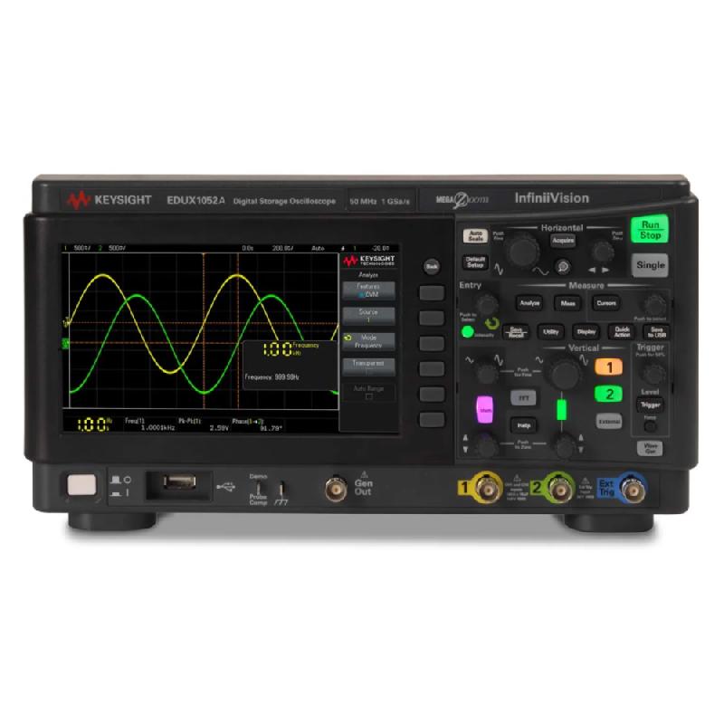 EDUX1052G | Oscilloscope numérique 2 voies 50 MHz avec générateur de fonctions et diagramme de Bode_0