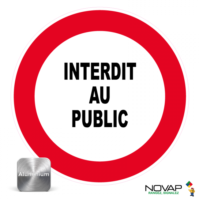 Panneaux ronds alu interdictions obligations - PNRAL-NV03/IP_0