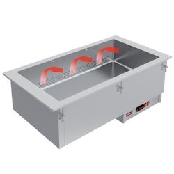 DIAMOND - Elément bain-marie 2 GN 1/1  - à sec - ventilé - 0615402760379_0