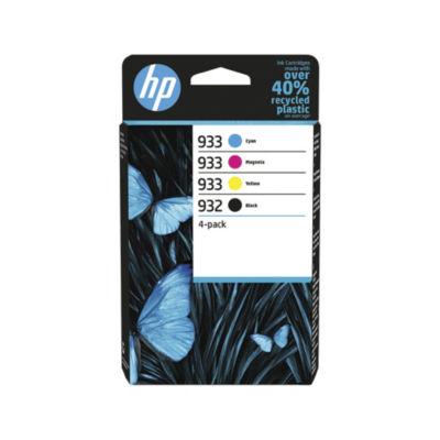 Pack 4 cartouches d'encre noir et couleurs HP 932 / 933 pour imprimantes jet d'encre_0