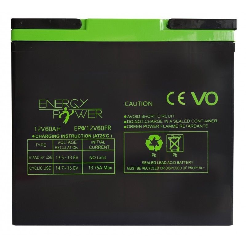 Batterie Étanche au Plomb 12V / 60Ah - EPW12V60S_0