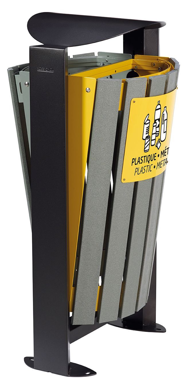 Corbeille DIVE 2X60l recyclée - RCD260_0