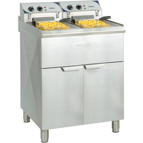 Friteuse électrique sur pieds 2 x 10 litres haut rendement_0