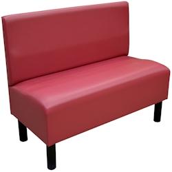 IdMob Banquette POLI bordeaux - rouge multi-matériau MET/2909957/BX_0