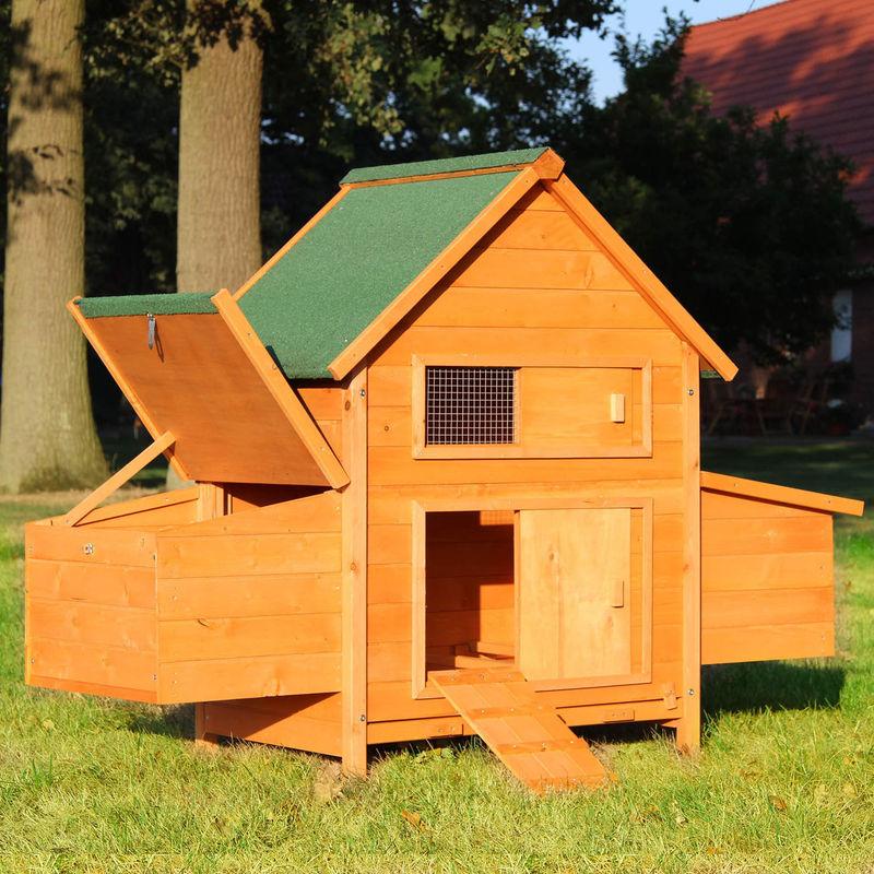 Poulailler En Bois Pour Jardin Extérieure 25 Poules Cage Canard 2