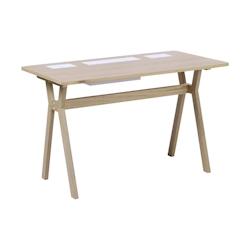 Bureau scandinave 120 cm MOBOX - beige 3760232690888_0