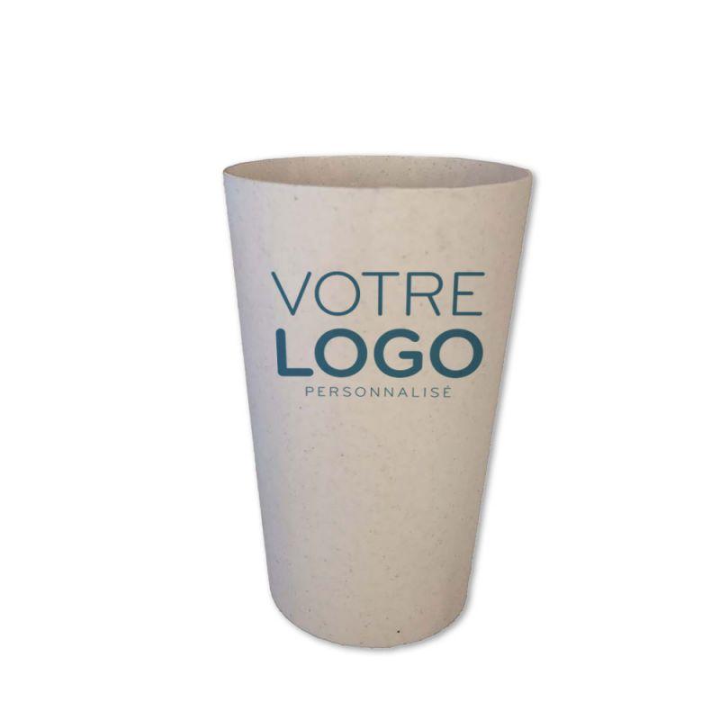 Gobelet recyclé Harvey 30 cl opaque - Gobelets réutilisables personnalisés_0