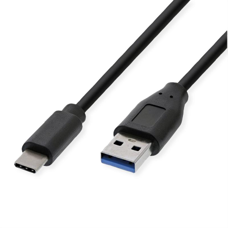 Roline rm câble usb 3.2 gen 1, a-c, m/m, noir, 1 m_0