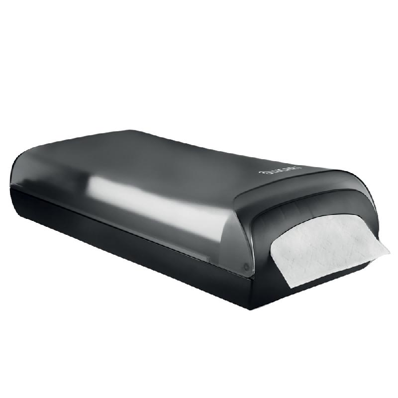 Distributeur de serviettes Lucart L-One counter, empilable, coloris noir_0