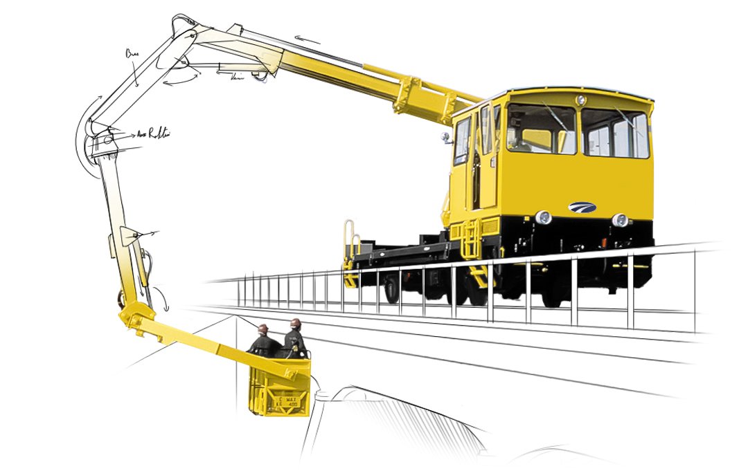 Draisine d'inspection des ouvrages d'art - Sky Dragon - VMT/VMB :  un moyen d'accès rapide, précis et sûr pour l'inspection des ponts et tunnels_0