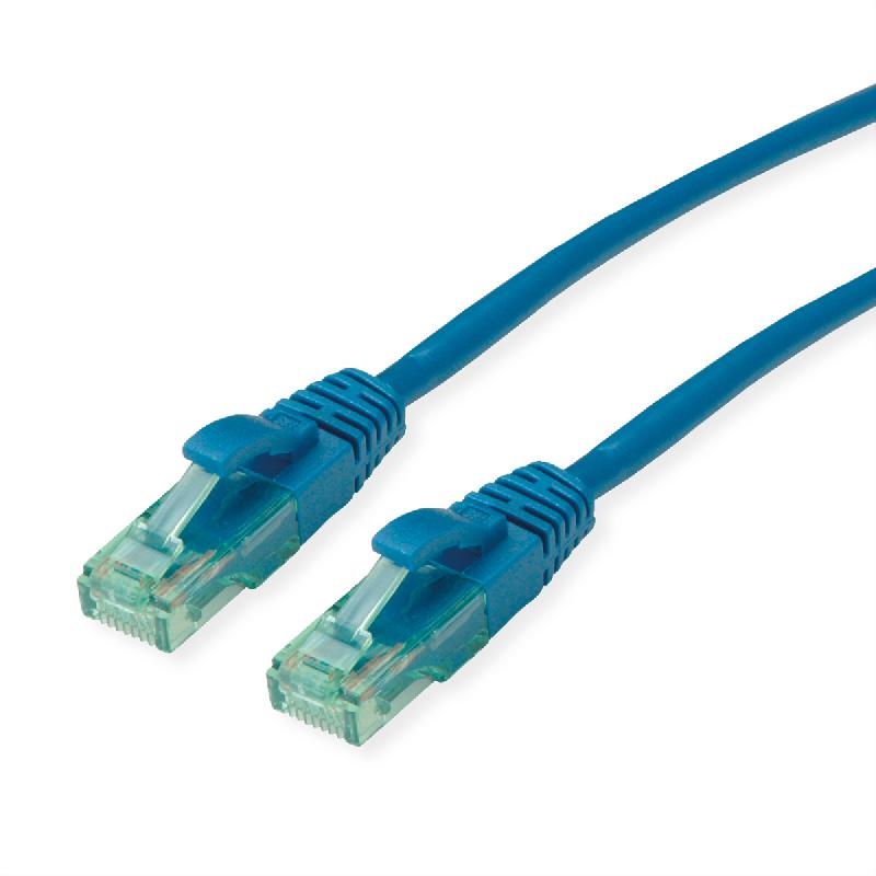 ROLINE RM Cordon UTP Cat.6A / 10 Gigabit, bleu, 0,5 m_0