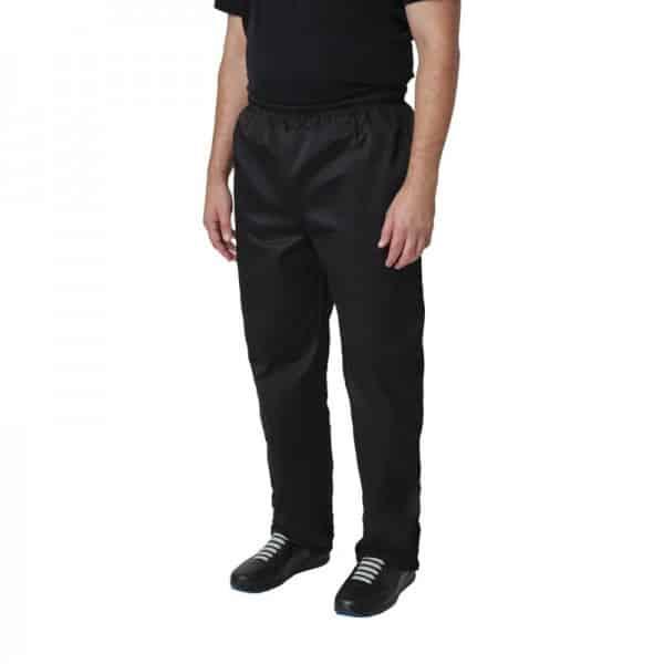 Pantalon de cuisinier unisexe Whites Vegas, couleur noir (Taille: 3XL)_0