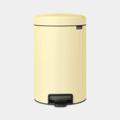 Poubelle à pédale newIcon 12 litres - Mellow Yellow - Brabantia - Design intemporel et pratique_0