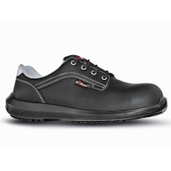 U-Power - Chaussures de sécurité basses classiques OXFORD - Environnements humides et aseptisés - S3 SRC Noir Taille 45 - 45 noir matière synthét_0