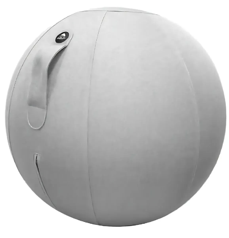 Ballon ergonomique revêtement tissu - coloris gris_0