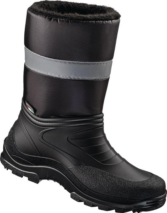 Botte d'hiver sans fermeture Skagen taille 44 noir PVC / Nylon avec bandes réfléchissantes EUROMAX_0