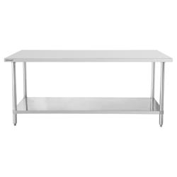 Table de travail inox 700 avec étagère 1200 mm C7TTE120 Casselin - C7TTE120_0