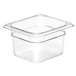 CAMBRO - 64CV1-335 - BAC COPOLYESTER GN 1/6 (16,2 x 17,6 cm) profondeur 10 cm (Camview BPA free) - Vente à l'unité - transparent plastique 64CV1-335_0