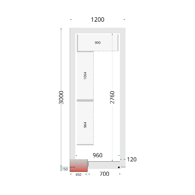 Panneaux de chambre froide 120 mm_0