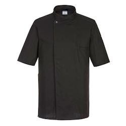 Portwest - Veste de Chef manches courtes en tissu léger et transpirant SURREY Noir Taille 2XL - XXL noir 5036108354764_0