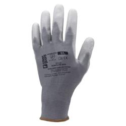 Coverguard - Gants de manutention avec paume enduite PU gris EUROLITE 6030 gris (Pack de 10) Gris Taille 7 - 3435241060273_0