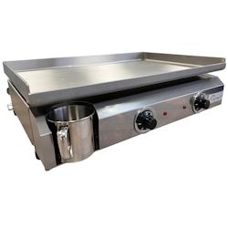 Little Balance Plancha  Amplitude 60-40 - 8679 - 3000W - 300°C - IPX4100% inox - surf. Cuiss. 590x402 zones indépendantes618x468x184 - gris 8679_0