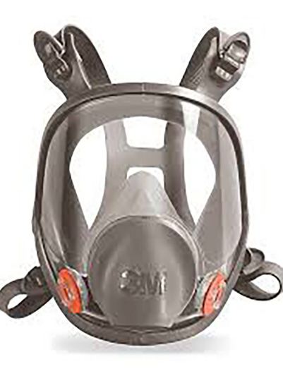 Masque intégral 3M réutilisable et confortable Série 6800, protégeant contre les vapeurs, les fumées et les particules, en fonction des filtres choisis_0