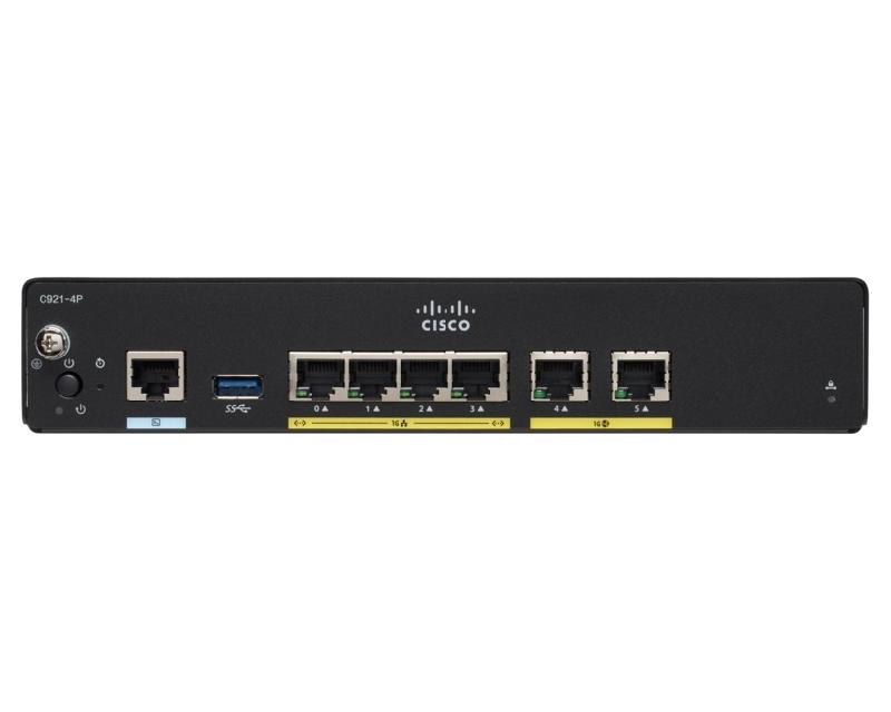 Cisco C927-4P Routeur connecté Gigabit Ethernet Noir_0