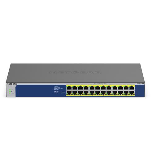 Netgear GS524PP Non-géré Gigabit Ethernet (10/100/1000) Connexion Ethernet, supportant l'alimentation via ce port (PoE) Gris_0