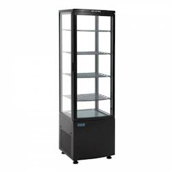 Equipementpro - Vitrine Réfrigérée 235 Litres - Dégivrage automatique - Noire - noir VRCX573_0