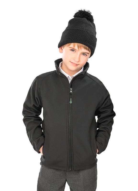 Veste softshell recyclée 2 couches enfant -  Réf: R901JY_0