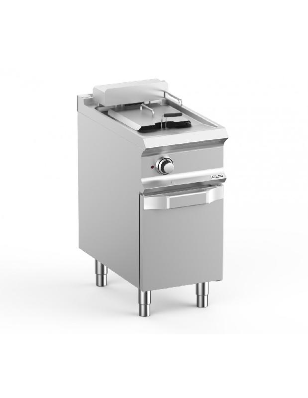 Friteuse électrique MBM 12 Litres sur placard ouvert - Acier inoxydable AISI 304 - 9 Kw - FRBE74A_0