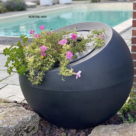 Pots de fleurs sphériques inclinés - fabriquée en France - SFRFLHDRS-PU02_0