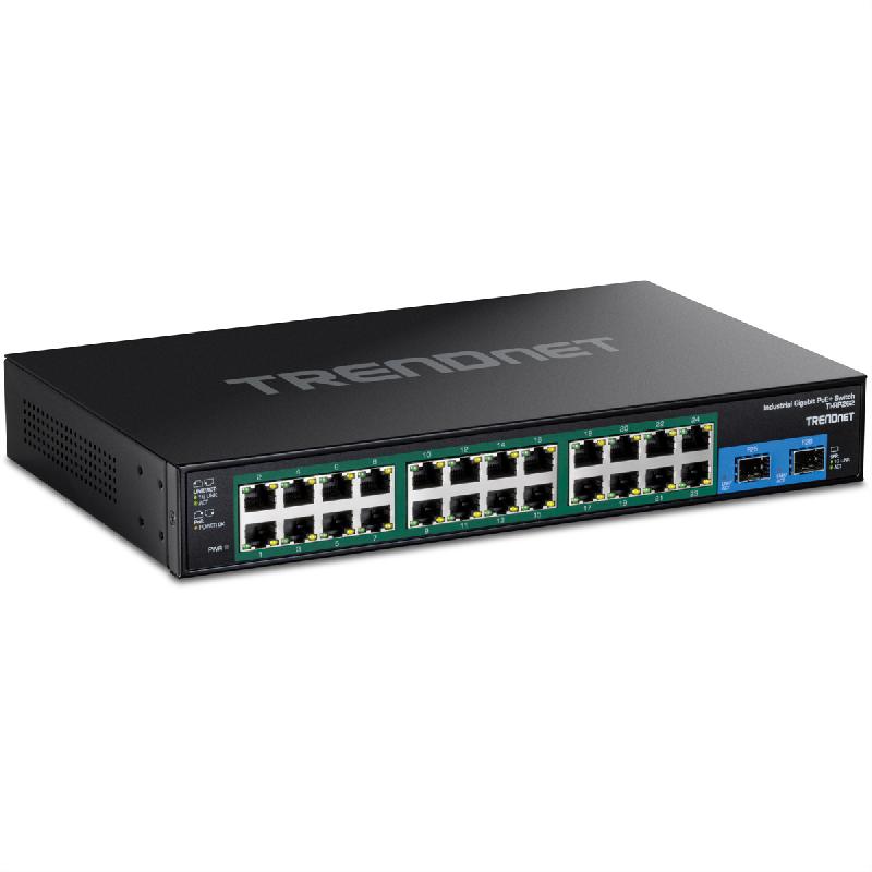 TRENDnet TI-RP262 Switch PoE+ Gigabit industriel, 26 ports montable sur rack_0