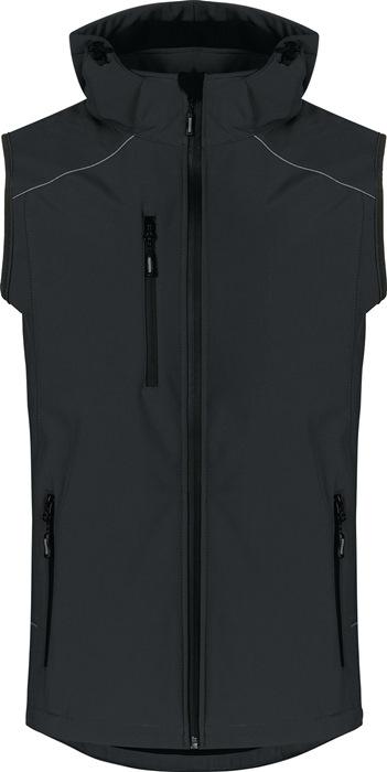 Gilet en softshell taille M black matériau extérieur 95 % PES / 5 % élasth PROMODORO_0