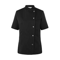 KARLOWSKY Veste de cuisine femme, manches courtes, noir , 40 - 40 noir 4040857984937_0