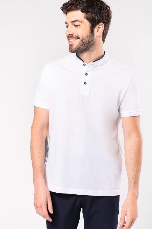 Polo col mao manches courtes homme - Réf: K223 - Kariban - 100% coton - Lavable à 60°C_0