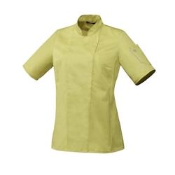 Veste de cuisine femme manches courtes  Unera polycoton pistache T.XS Robur - XS polyester 3609120550173_0