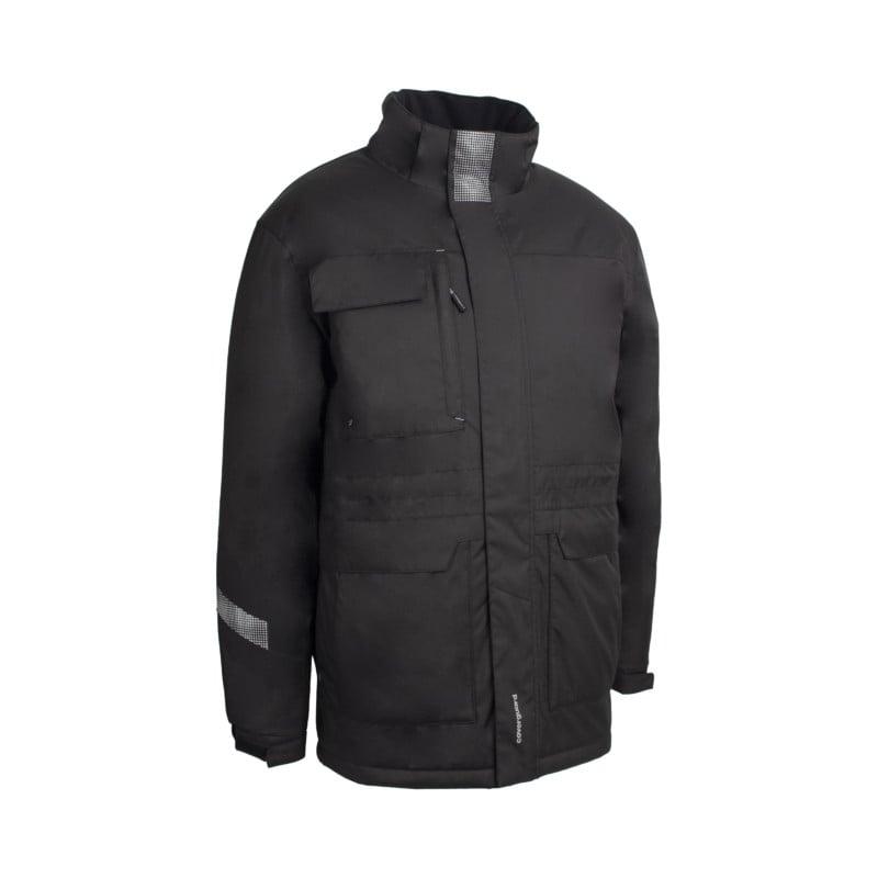 Parka - TAPIR - 300D Oxford enduit PU 100% PES + Matelassage 160g/m2 - Noir - COVERGUARD | 5TPR010_0