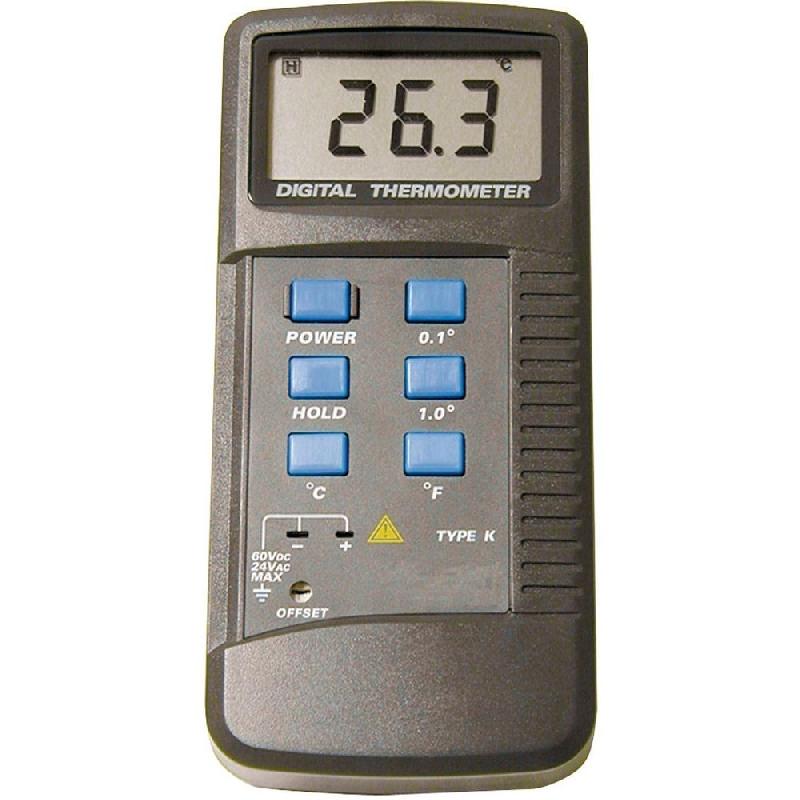 Thermomètre thermocouple 1 entrée - 2 sondes rigides_0