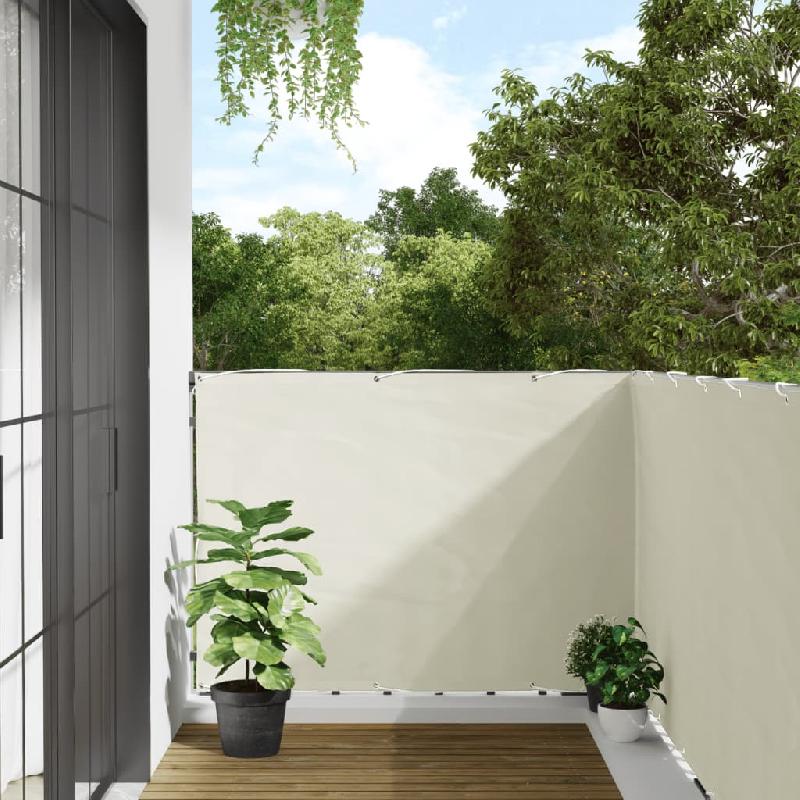 Vidaxl écran d'intimité de jardin blanc 400x120 cm pvc 4005509_0