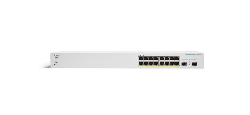 Cisco CBS220-16T-2G Géré L2 Gigabit Ethernet (10/100/1000) Blanc_0