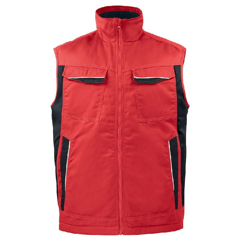 PROJOB Gilet mutlipoches Rouge 4XL_0