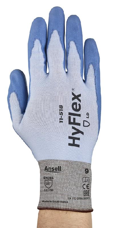 Gants hyflex 11518 polyuréthane bleu t10 - ANSELL - 11518t10 - 690052_0