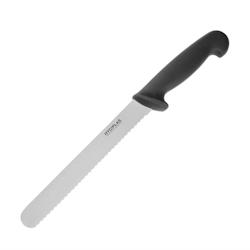 Gastronoble Hygiplas Couteau à Pain Professionnel Noir 200 mm - inox D734_0