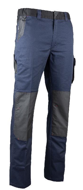 Pantalon de travail hercule multipoches bleu foncé/gris foncé t46 - LMA LEBEURRE - 1822-t46 - 850224_0
