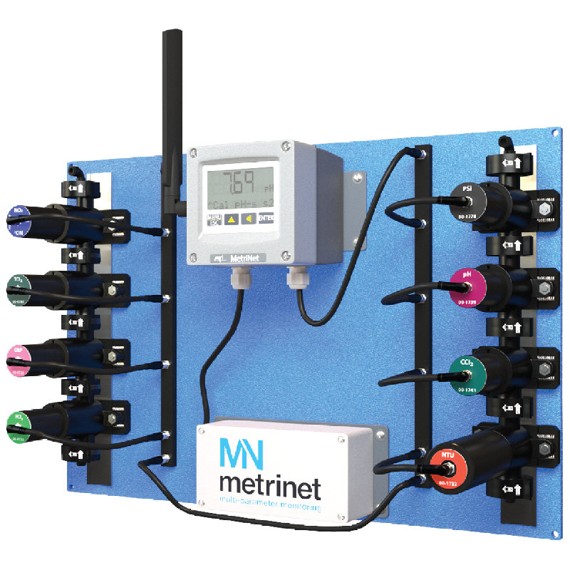 Analyseur multiparamètres qualité de l'eau MetriNet - BADGER METER - surveille jusqu'à 8 paramètres simultanément_0