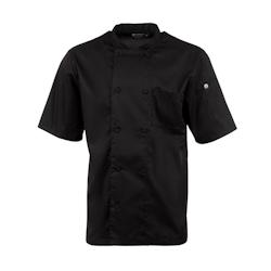 Veste de cuisine mixte Cool Vent Chef Works Montreal noire XS - XS noir B054-XS_0