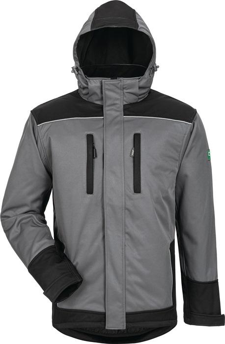 Veste softshell d'hiver Ajax taille L gris/noir 100 % PES ELYSEE_0