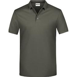 JAMES NICHOLSON, Polo homme, manches courtes, manches avec bande elasthanne, anthracite, XL, - XL gris 7865540389434_0